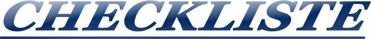Checkliste